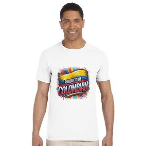 Colombia Flag – Proud to be Colombian T-Shirt (Unisex)
