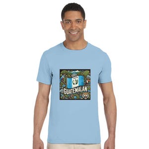 Bandiera del Guatemala – &quot;100% guatemalteco&quot; – Natura e patrimonio indigeno (Unisex)