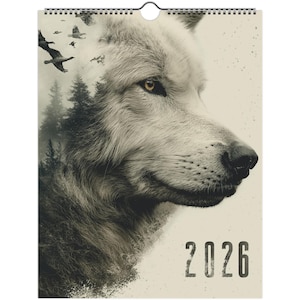 2026 Wolves Seasonal Calendar  (US & CA)