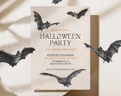 Party Invitation, Invitation Template, Adult Invitation, Digital Download, Editable Template, Invitation Template, Halloween Party, Editable