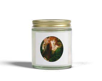 Dante Gabriel Rossetti, La Ghirlandata - doftande kokos aprikosvax 4 oz eller 9 oz