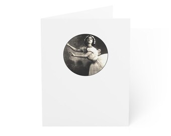 Anna Pavlova - Notecards, Blank Inside, Single or Bulk Packs (1/10/30/50)