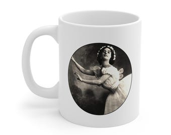Anna Pavlova - White Ceramic Mug, 11oz