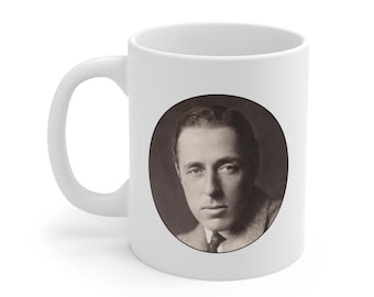 D. W. Griffith - Vit keramikmugg, 340 ml