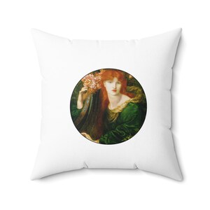 Dante Gabriel Rossetti, La Ghirlandata - 20" x 20" dekorativ kudde