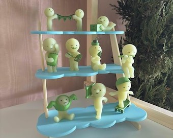 Cloud Display Stand (Customizable Colors) | 3-Tier Shelf for Figures, Blind Boxes & Collectibles