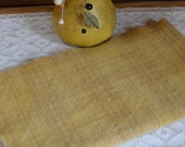 Antique Gold on Soft Beige Plaid. Hand-dyed 100 Wool for Rug Hooking, Wool Applique, Quilting, Rug Braiding and Crafts
