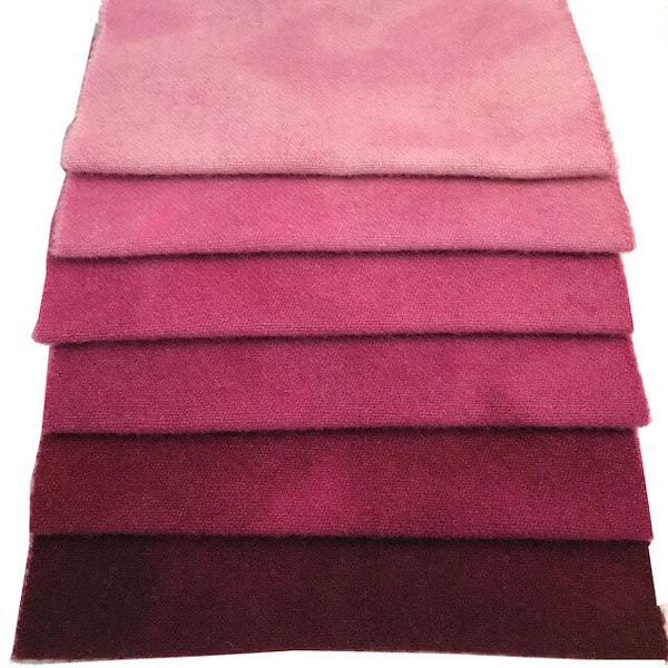 Wool Strips Rug Hooking ANTIQUE RED #5-6, 18 long #8 Blade