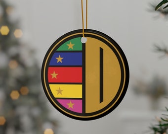 Ancient Hero Emblem Ornament | For Him | For Her | Christmas Gift | Holiday Decoration