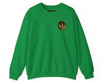 Green Dragon Coin Sweatshirt, Zyuranger Dino Morpher, 90s TV Merch