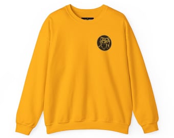 Yellow Sabertooth Tiger Coin Sweatshirt, 90s TV Show Fan Gift