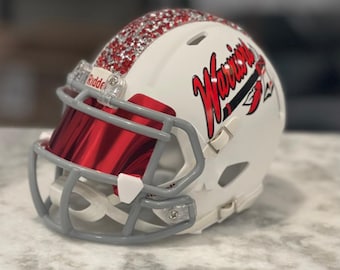 custom mini replica football helmets Custom Mini Football Helmet – Personalized League Trophy