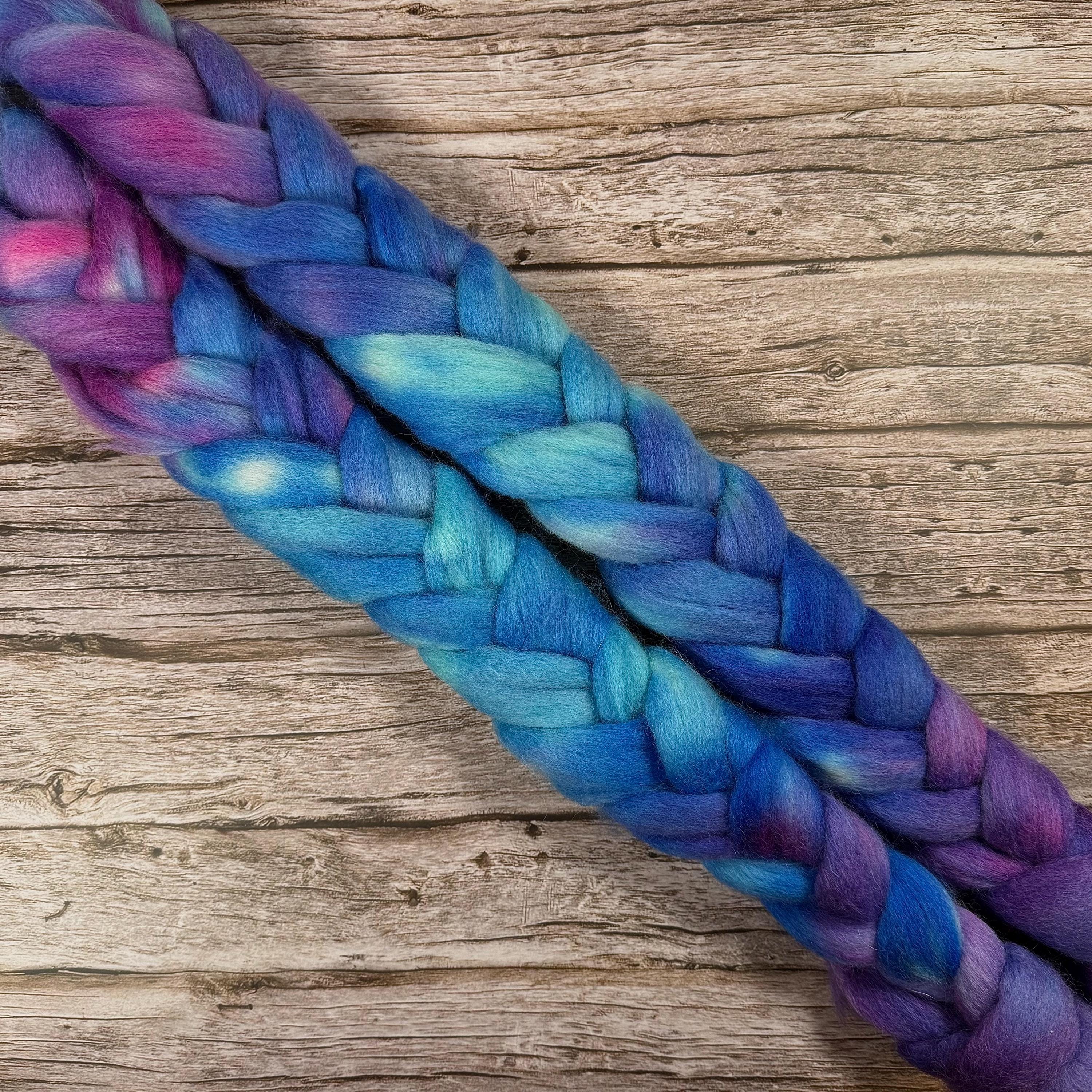 Half of believe in magic hand dyed fiber
