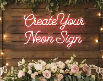 Leuchtreklame Benutzerdefinierter Name, Benutzerdefiniertes Neonschild, Neonschild Benutzerdefinierte Hochzeit, Neon-Namensschild, Benutzerdefiniertes Neonschild für Hochzeit, Name-Neonschild-Geschenk