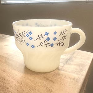 Mexican Termocrisa Milkglass Coffee Mug/Cup
