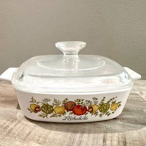 Corning Ware Spice of Life “L ‘Echalote” pattern 1 quart