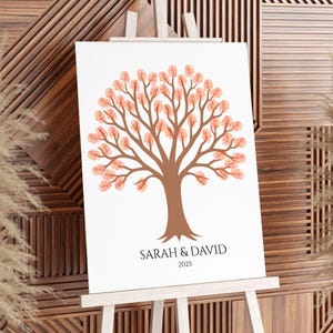 Wedding Guest Book Alternative Guest Book Wedding Framed Canvas, wedding Guestbook sign canvas, guest thumbprint message book wedding book