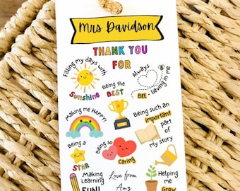 Printable Teacher Appreciation Gift Tags, Editable Gift Tags Teacher Gift, Thank You Tag, Personalized Tags, Teacher Appreciation Week Gifts