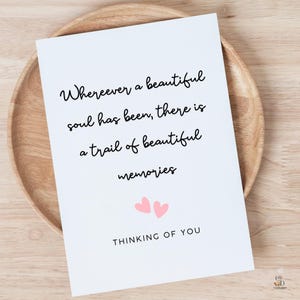 Sympathy Card, Thinking Of You Card, Bereavement Card, Sorry For Your Loss Card, Sympathy Cards For Friend, Condolences Card
