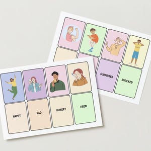 Schede didattiche ESL Giovani studenti Emozioni