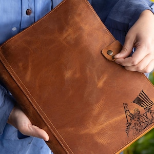 Cartera de cuero personalizada de Donald Trump: artículos para las elecciones de 2024, obsequio de MAGA para él o ella, apoyo a Trump, obsequios para votaciones políticas