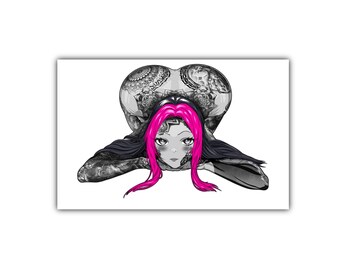 Rude Katana “Tattoo Booty” Vinyl Sticker