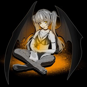 Anime Demon Girl Raising Hell