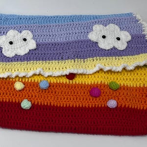 Rainbow Crochet Bible Sleeve, Book Cover, Ribbon Book Sleeve, Crochet Book Protector,2025 Gift for Graduates/Birthday/Anniversary