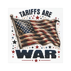 Tariffs Are War Car Magnet - FDT - Tariffs are Taxes - Tariffs are warfare on the Economy