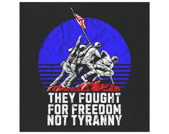 Our Men and Women fought for freedom let it be known with this Car Magnet!
