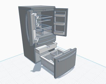 Miniature Fridge 1/12 scale