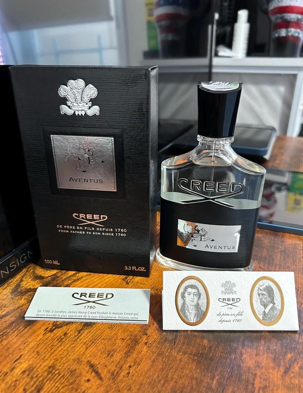 Creed Aventus Eau De Parfum 100 ML/3.33 Oz Full With Box Creed Aventus Eau De Parfum 100 ML/3.33 Oz Full With Box