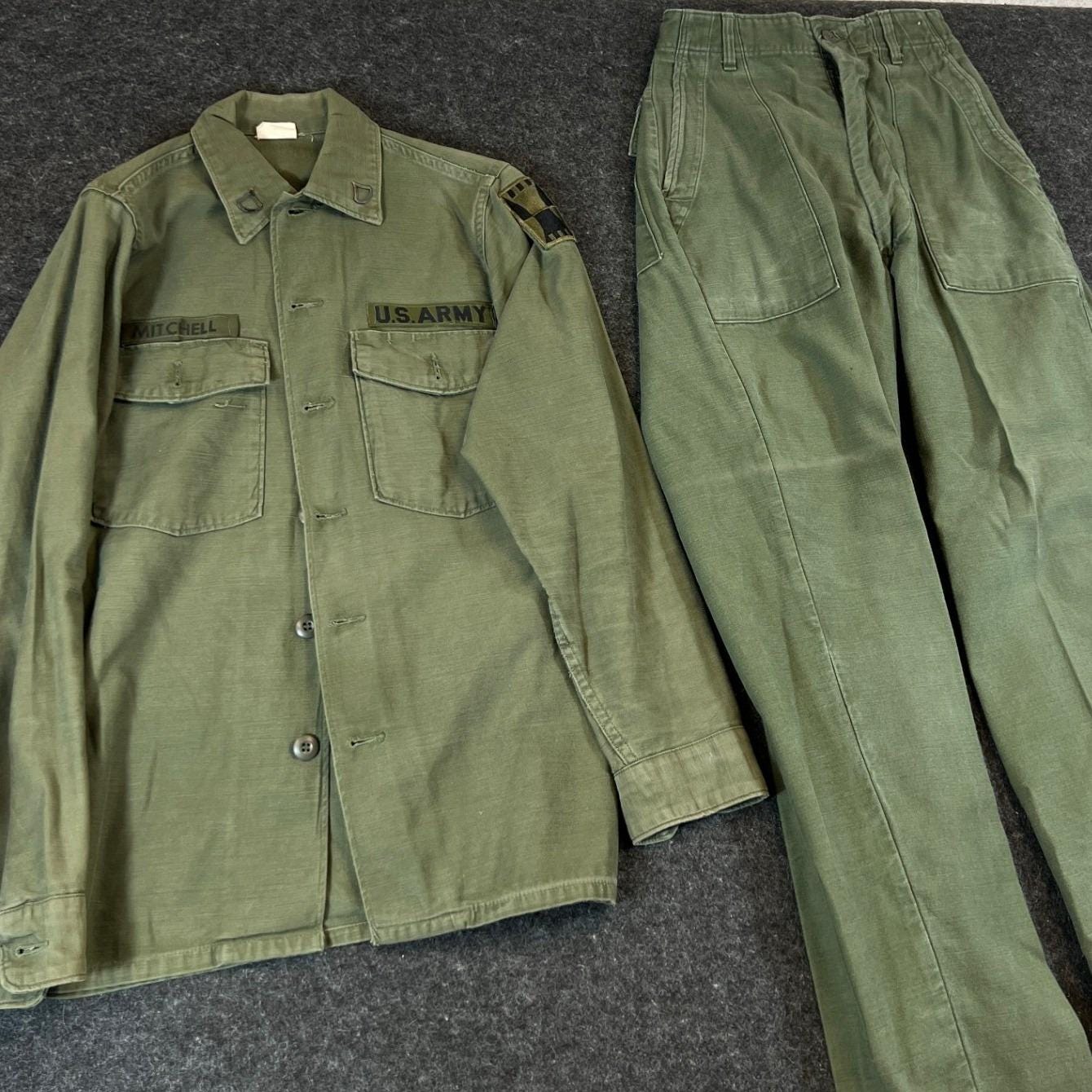 60's Us Army Fatigue Pants - Etsy