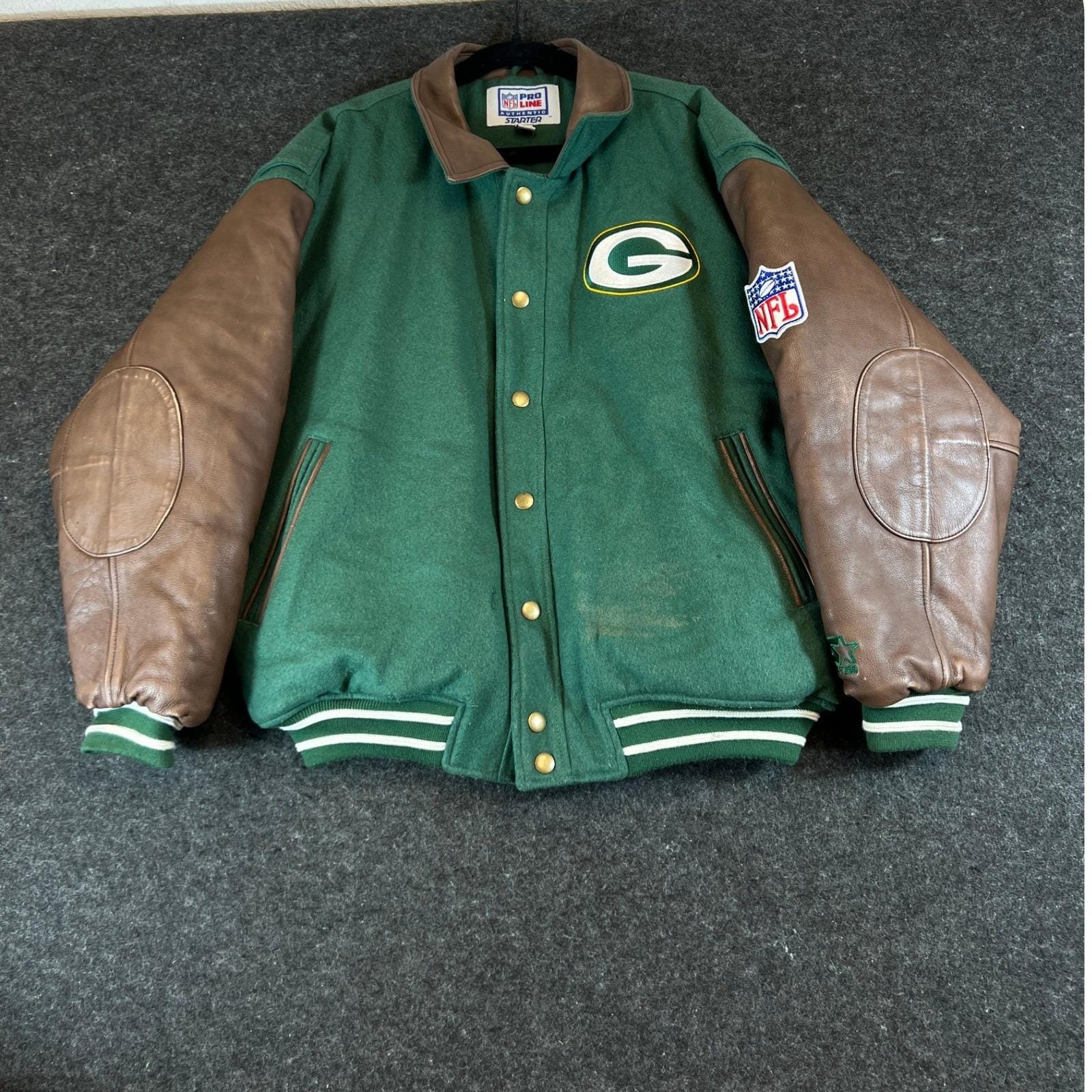 Green Bay Packers Leather Jackets - Etsy