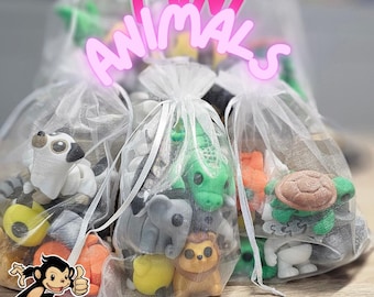 Articulated Mini Toy Gift Bag 3D Printed – Mini Animal Bundle, Party Favors, and Collectible Gifts