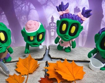 Blob Zombies - 3D Printed – Cute & Creepy Collectible Figures