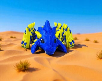 Dune Striker Dragon 3D Printed – Unique Fantasy Figurine, Highly Detailed and Eco-Friendly