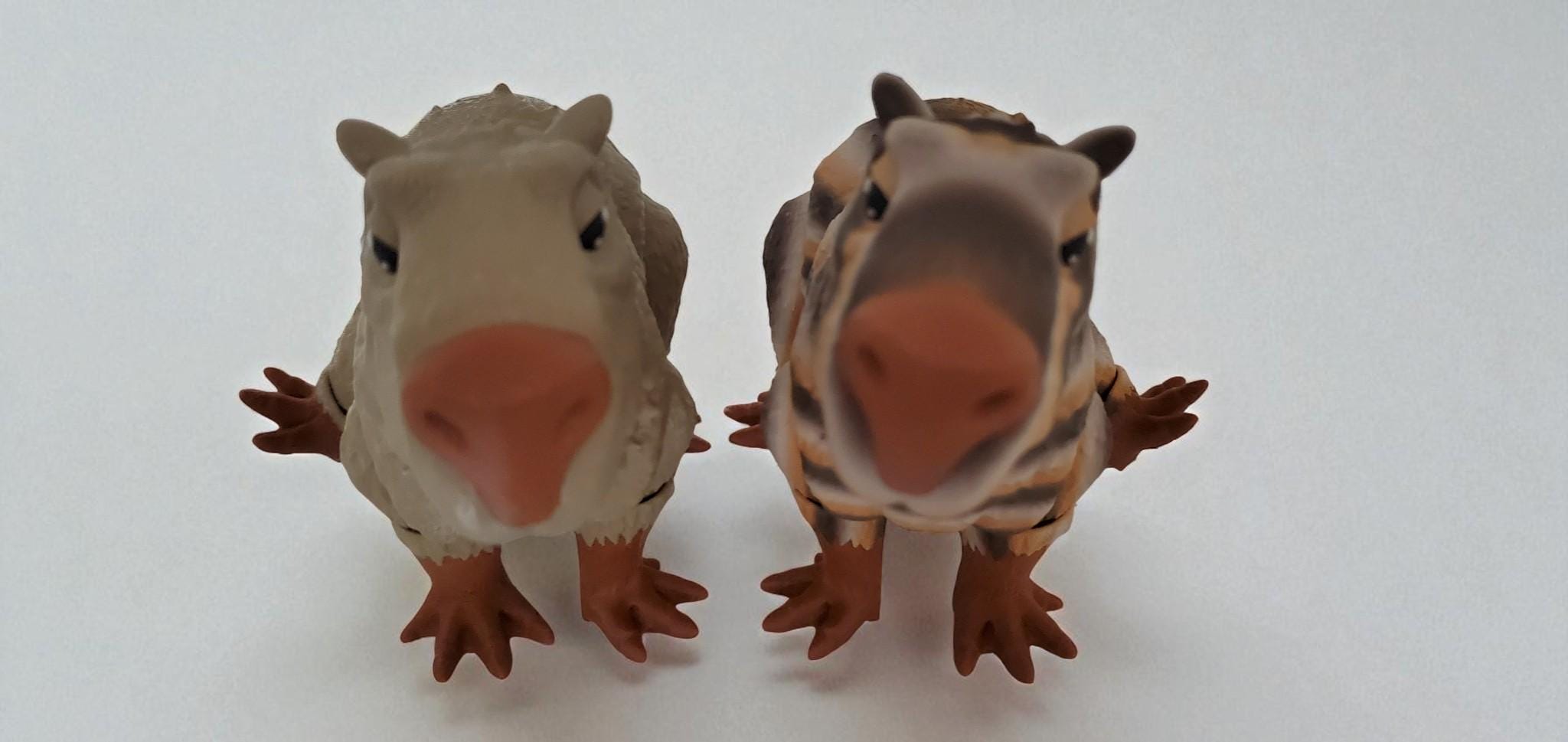 Capybara Articulated Toy 3D Printed – Flexi Animal Figurine (6