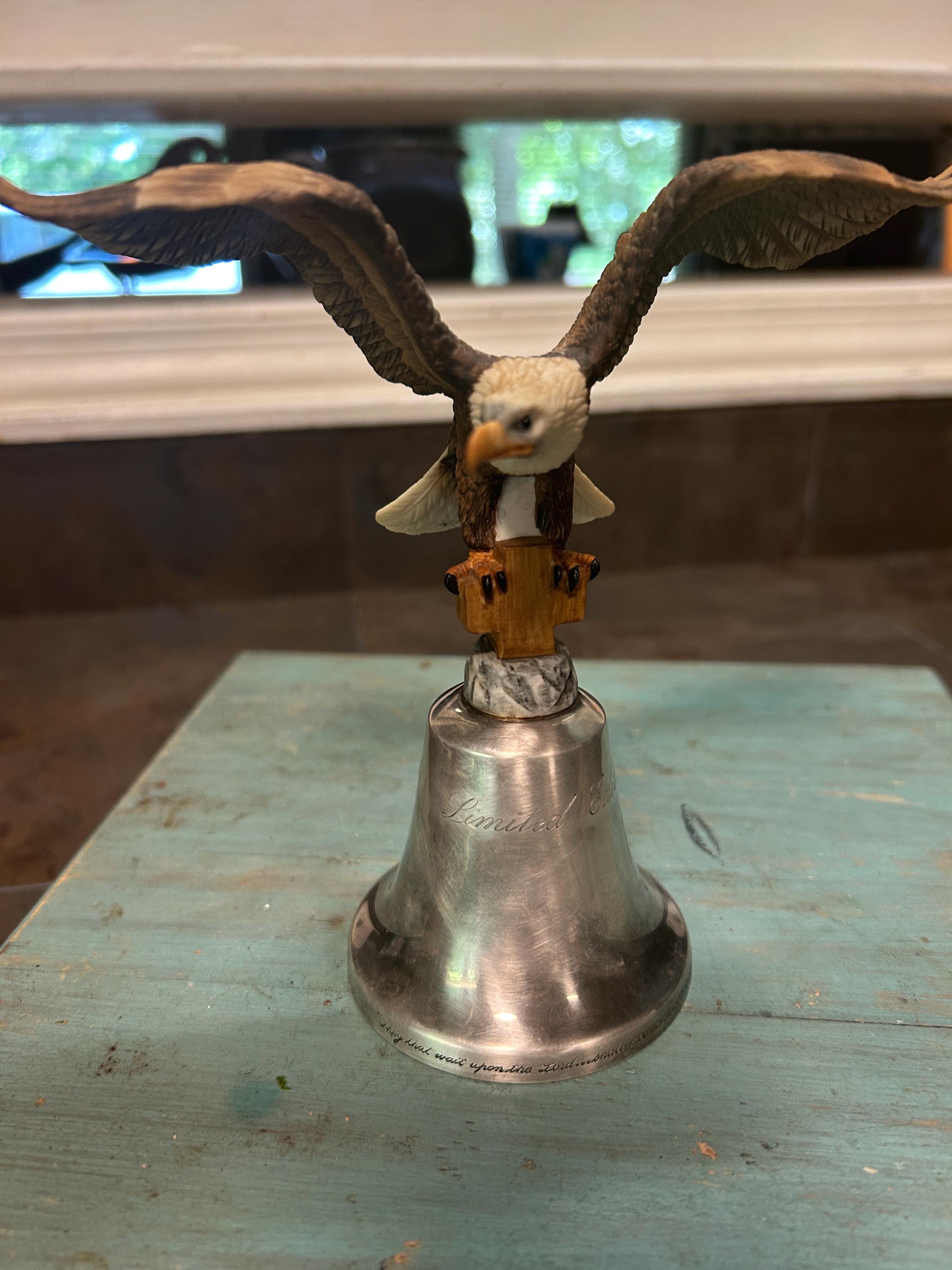 Vintage Eagle Club Silver Plated Bell: 1984 Limited Edition