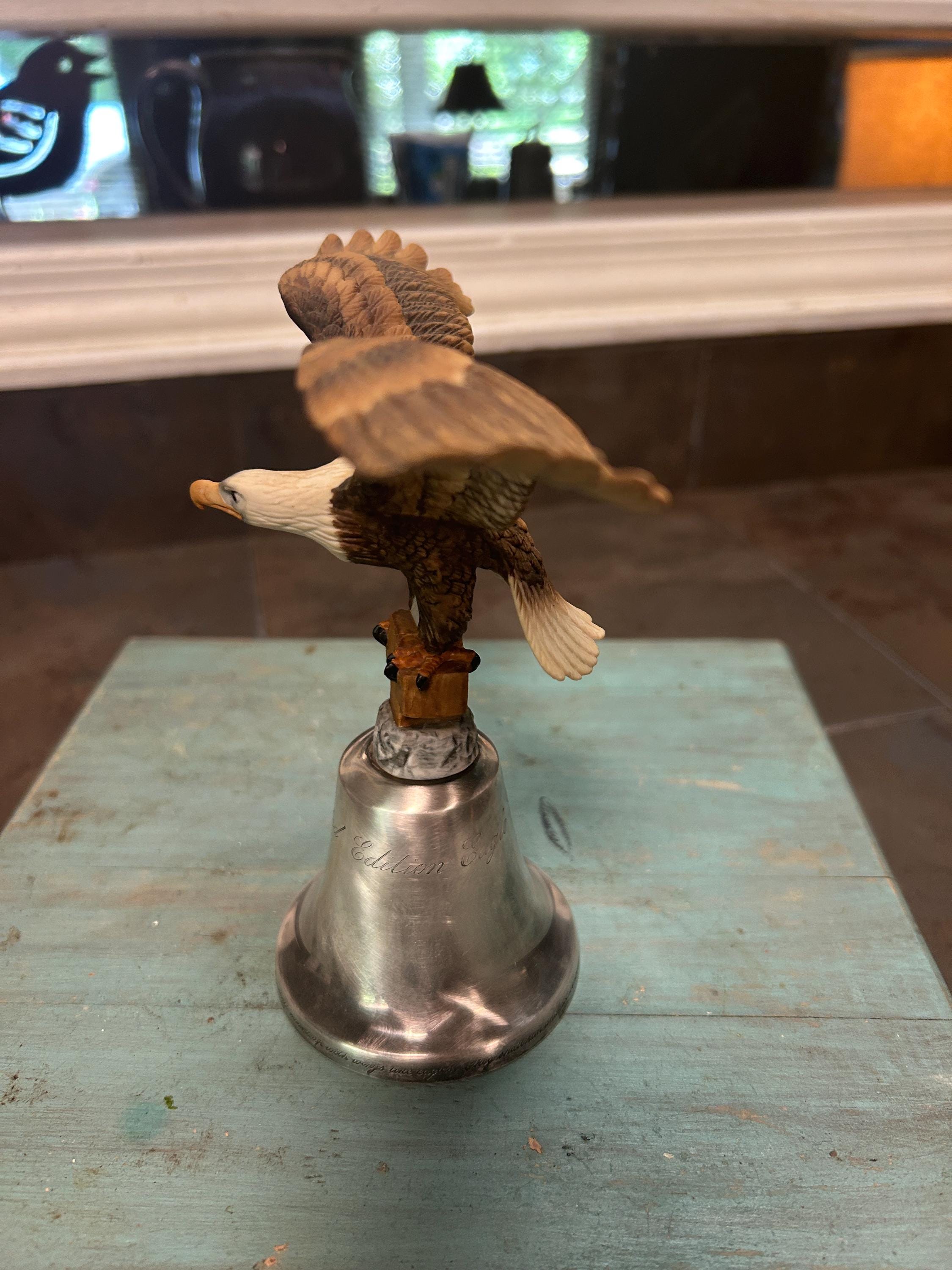 Vintage Eagle Club Silver Plated Bell: 1984 Limited Edition