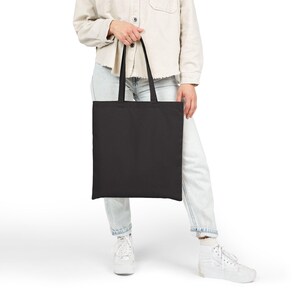 Bolso de lona Fresh Start / Diseño minimalista de pizarra en blanco, algodón neutro imagen 20