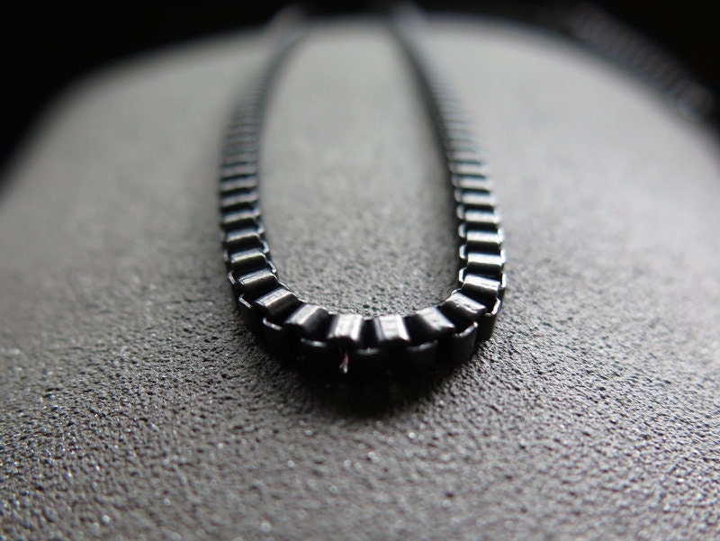 Black steel sale jewelry