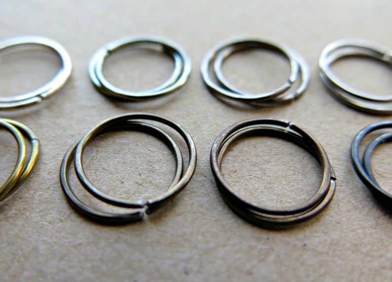 Mens hoop earrings in antique bronze. men's jewelry. small Etsy