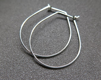 hypoallergenic hoop earrings for sensitive ears. anodized niobium jewelry. nickel free earrings.