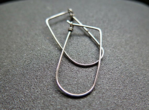 Thick niobium hoops Hypoallergenic hoops Unisex earrings Hypoallergenic earrings