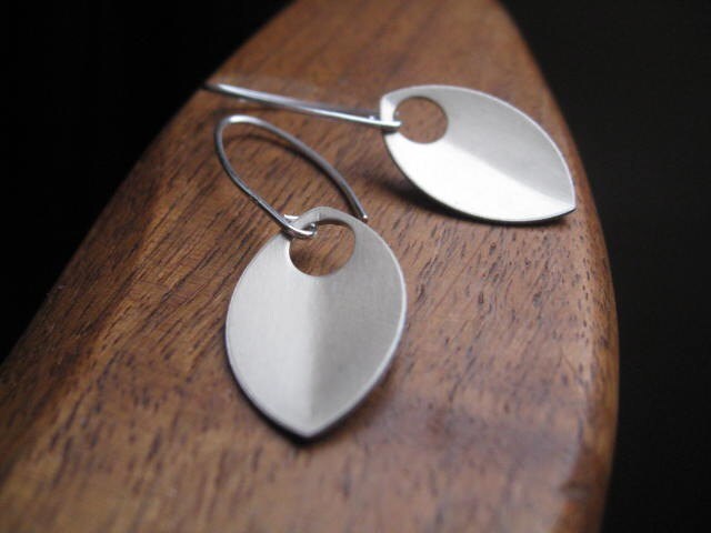Lighting Bolt Enamel Sterling Silver Charm Dangle Earrings main image 1