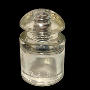 Vintage Hemingray 1948 Clear Glass Insulator 26-47 C.S.C.