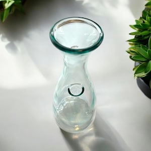 Green Glass Fleur De Lis Wine Decanter 1000 ml
