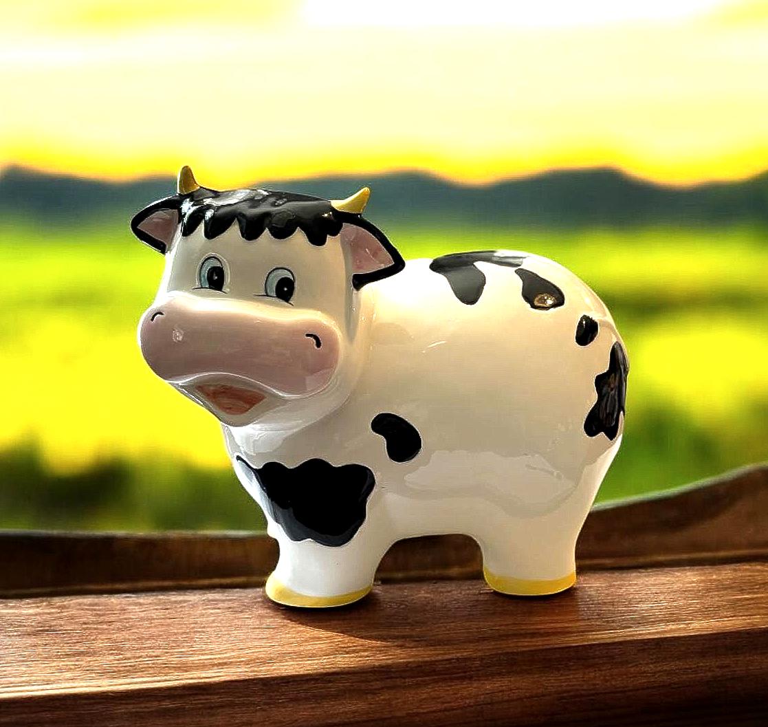 Cow Piggy Banks HIGHLAND COW CERAMIC MONEY BOX PIGGY BANK