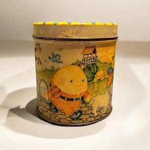 Vintage Metal Storybook Parade Money Coin Bank